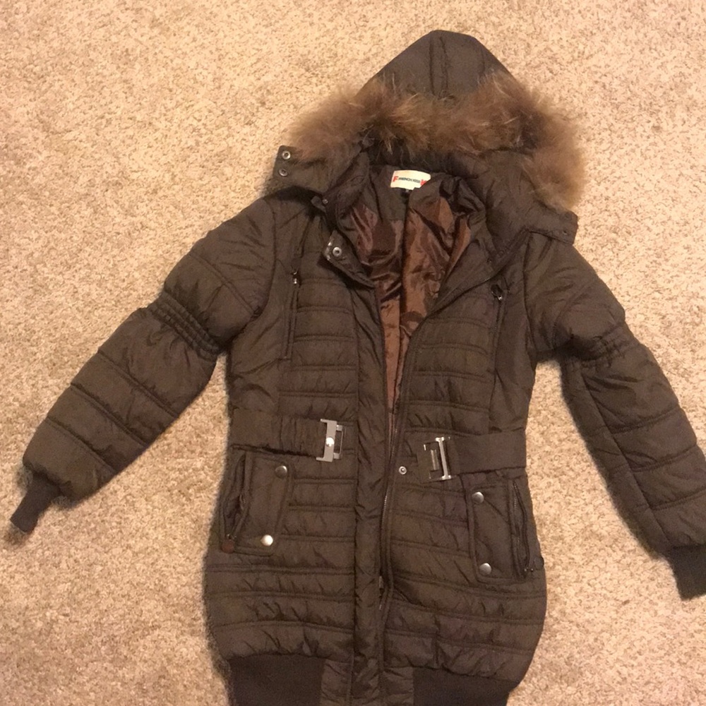 Brown winter coat
